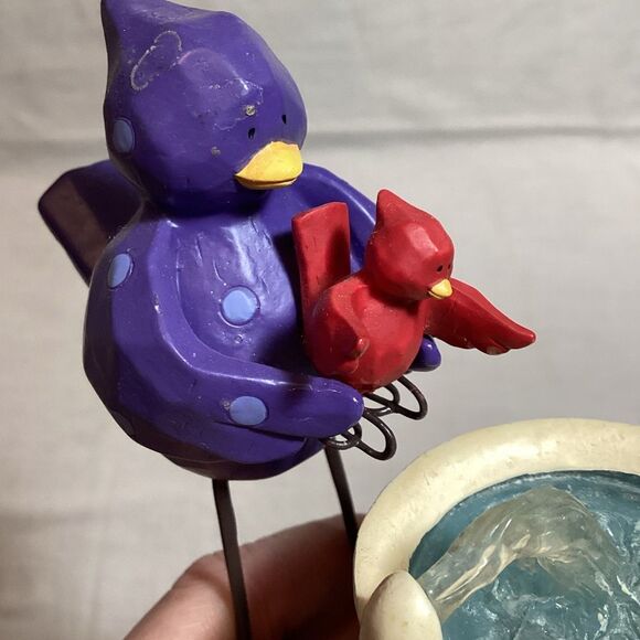 Russ Berrie Tweet Along with Me “Refreshing Moments” Bird Figurine #13061 - Picture 14 of 16